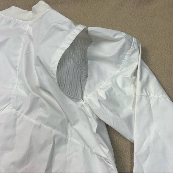 Ohio State Jacket Mens Small White Nike Windbreaker Pullover Storm Fit Buckeyes - Picture 11 of 11